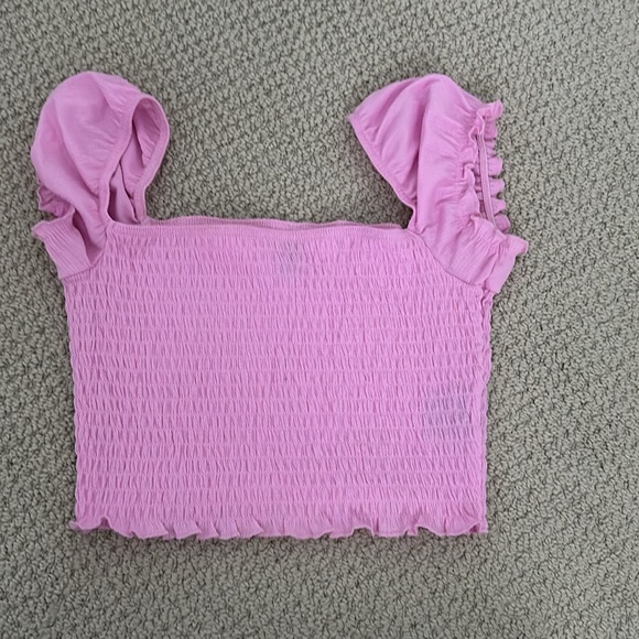 Bubblegum Pink Crop Top - Picture 5 of 6